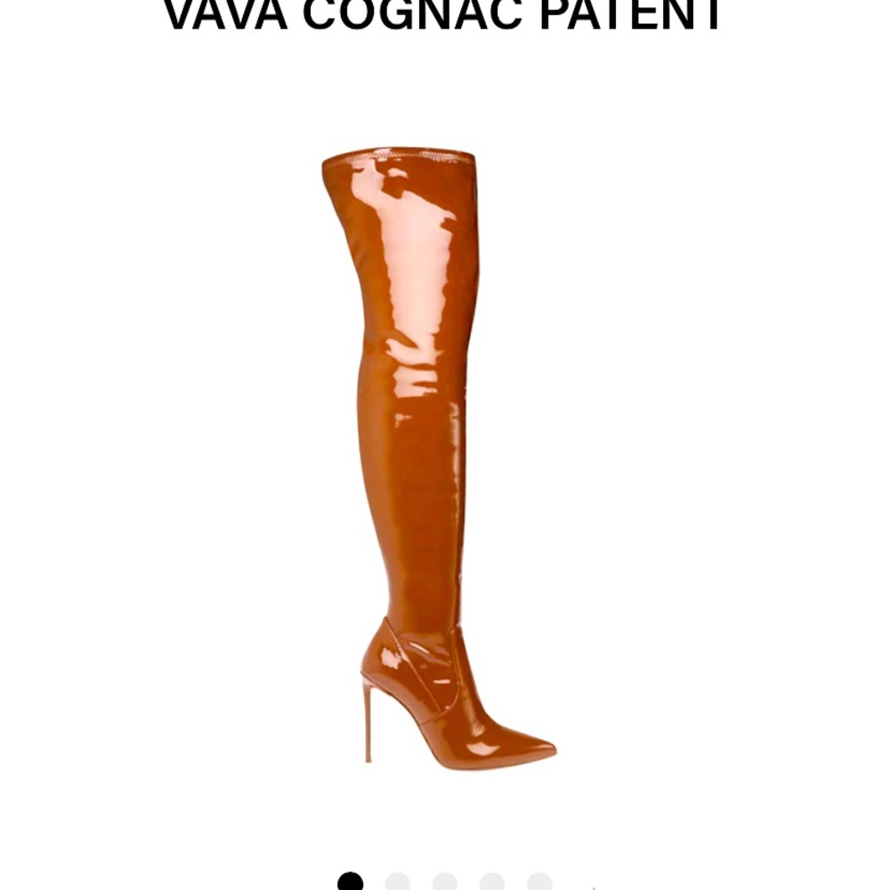 Steve Madden Patent leather thigh high boots